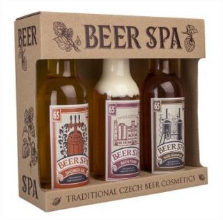 Dárkové balení - Beer Spa sada gel 200ml, šampon 200ml a pěna 200ml