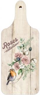 Dekorační dřevěné prkénko – Roses collection