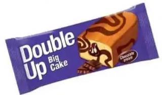 Double up Big coko 55g - DMT 11.10.2022 (Dortík s čokoládovou náplní a kakaovou polevou.)