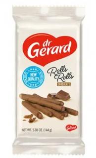 dr.Gerard Rolls milk chocolate 144g (Vaflové trubičky s čokoládovým krémem (59%).)