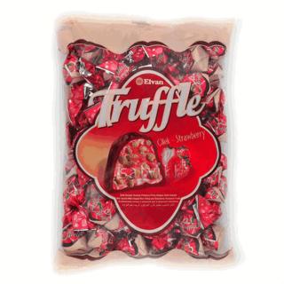 Elvan Truffle - příchut jahoda 1kg (čokoládové bonbony s jahodovou náplní a křupavou rýží)