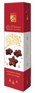 Emoti Marzipan Stars - dark chocolates 60g - DMT 19.09.2023 (Belgické pralinky )