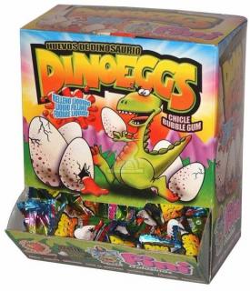 Fini Dino eggs Bubble gum 5g x 200ks (Lahodná žvýkačka ve tvaru malého dinosauřího vajíčka )