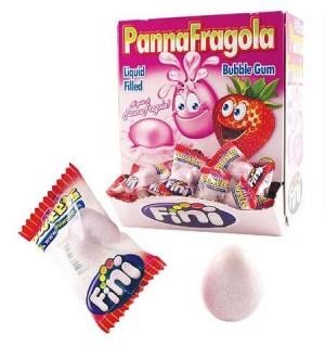 Fini PannaFragola Bubble gum 5g x 10ks (žvýkací guma)