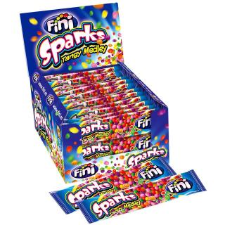 FINI SPARKS - kyselé bonbony 16g x 6ks (Křupavé lahodně ovocné granule.)