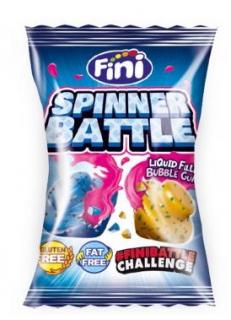 Fini Spinner Battle 5g  5g x 10ks (Žvýkačka "Spinner Battle" chuť tutti frutti s kyselou tekutinou)