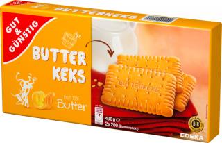 GG Butter Keks  400g - DMT 07.01.2024 (Jemné máslové sušenky s 13% másla)