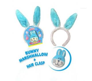 Happy Rabbit Marshmallow 33g + Hair Headband - DMT 31.10.2024 (Pěnové želé ve tvaru zaječí hlavy (33g) uspokojí i ty nejmlsnější jazýčky.)