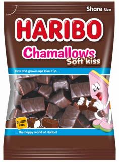 Haribo Chamallows Soft Kiss 200g - DMT 10/2023 (Marshmallow S 35% KAKAOVÉ polevy)