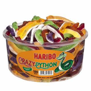 Haribo Crazy Python 7g x 15ks (želatinový ovocný bonbon s příchutěmi)