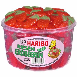 Haribo Riesen Erdbeeren veggie 150ks  (ovocné želé)