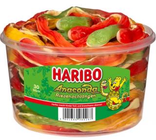 Haribo Riesenschlange box 30ks (Ovocný žvýkací bonbon s marshmallow)