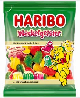 Haribo Wackelgeister 160g (Ovocný žvýkací bonbon s marshmallow)