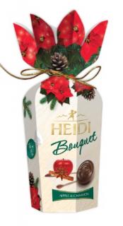 Heidi Bouquet Snowflake 120g -DMT 01.08.2023 (Pralinky z mléčné čokolády s náplní (37%) s jablečným práškem a skořicí)