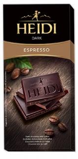 Heidi Dark Esprsso 80g (extra hořká čokoláda)