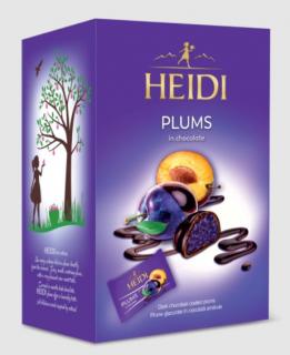 Heidi Plums chocolate 185g - DMT 16.07.2023 (švestky v čokoládě)