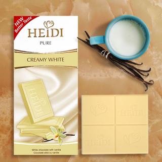 Heidi Pure White 80g (Bílá čokoláda)