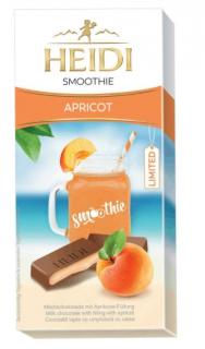 Heidi Smoothie Apricot 90g - DMT 26.04.2022 (Mléčná čokoláda 70% s meruňkovou náplní 30 % a kousky meruněk)