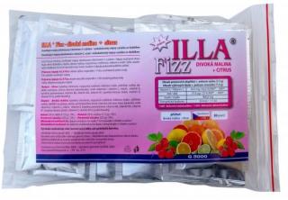 ILLA Fizz citrus + divoká malina 225g - 15+15 sáčků (Chutný, instantní, osvěžující čajový nápoj, obohacený vitamíny, jódem a rozpustnou vlákninou.)