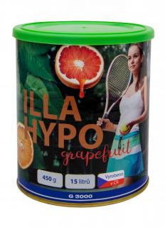 ILLA Hypo grepfruit 450g - 15 litrů (Iontový nápoj vhodný k doplňování tekutin při sportovních výkonech, při turistickém výletě pěším nebo na kole.)