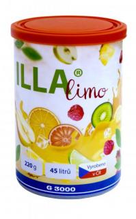 ILLA Limo ovocný mix 220g (Nízkokalorický nápoj s jódem, jedenácti vitamíny, L-karnitinem a inulinem. Výrobek neobsahuje cukr.)