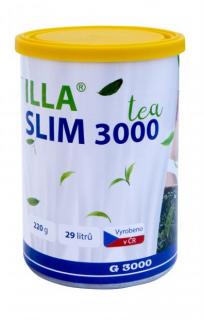 Illa Slim 3000 Tea - bez sladidla 220g (Instantní nápoj se zeleným čajem, kyselinou listovou, vitamínem B12 a rozpustnými vlákninami.)