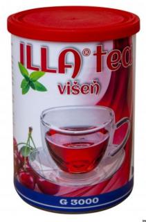 ILLA tea višeň 220g (ILLA tea citron ILLA TEA CITRON Lahodný, osvěžující nízkokalorický nápoj v prášku s obsahem vitamínu C, jódu a extraktu černého čaje.)