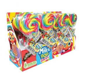 JB MIKE POP SWIRL 50g (ovocné lízátko barevné)