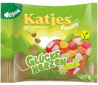 Katjes Family Lucky Hearts Sour 275g (gumová  srdíčka)