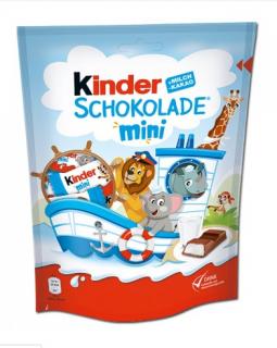 Kinder Chocolate mini 120g (Tyčinka z mléčné čokolády s mléčnou náplní (60 %).)