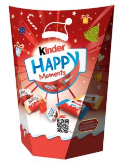 Kinder Happy Moments 191g  - DMT 20.04.2023 ( balení s jednotlivě balenými pochoutkami)