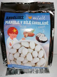 Kokosová Mixit vajíčka do kapsy 60g - DMT 18.07.2023 (Pražené mandle v bílé čokoládě a kokosu)