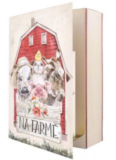 Kosmetická sada - kniha pro milovníky domácích zvířat – na farmě