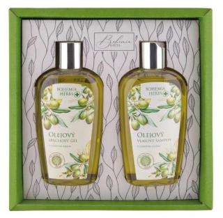 Kosmetická sada s olivovým a hroznovým olejem a extraktem z citrusů
