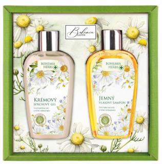 Kosmetický balíček s vůní heřmánku – sprchový gel a šampon