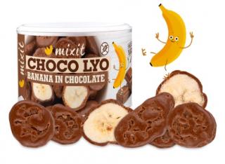 Křupavé banánky v čokoládě 170g (Mrazem sušený banán v mléčné čokoládě)