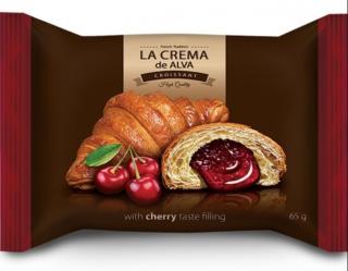 La Crema De Alva 65g Croissant Cherry - DMT 06.09.2023 (croissant s višňovou náplní)
