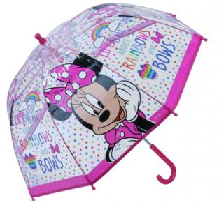 Licenční deštník Minnie - průhledný