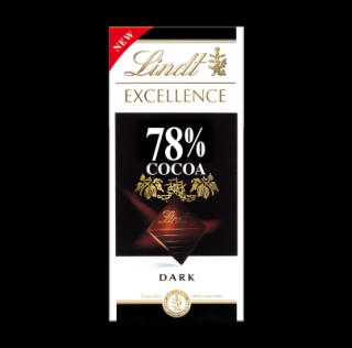 Lindt Excellence 78% kakaa 100g (Extra hořká čokoláda 78%)