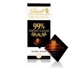 Lindt EXCELLENCE Extra hořká čokoláda 99% kakaa 50g (extra hořká čokoláda 99%)