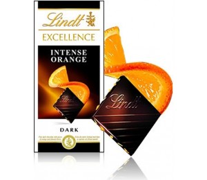 Lindt Excellence Intense Orange 100g (Hořká čokoláda s pomerančovými kousky)