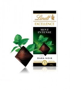 Lindt Excellence Mint Intense 100g (Hořká čokoláda s příchutí máty)