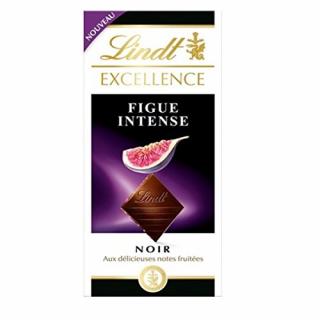 Lindt Figue Intense 100g - DMT 28.02.2023 (Hořká čokoláda s kousky fíků a sušenek)
