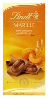 Lindt Marille Tafel 100g - DMT 7/2022 (Mléčná čokoláda s meruňkovou náplní (33%))