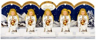 Lindt Mini Angels/ Andílci ml. čokoláda 5x10g - DMT 31.03.2024  (Mléčná čokoláda, kakao: minimálně 30 %.)