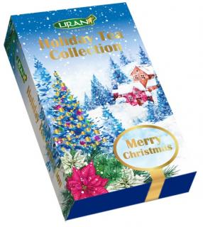 Liran Holiday Tea 7x8x2g - DMT 09/2025 (Vánoční čajová kazeta černého a zeleného čaje s příchutí)