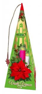 Liran Stromeček Vánoční hvězda 36g - DMT 07/2023 (Zelený čaj s aroma zázvoru, medu, jablka a skořice v krásném dárkovém balení)