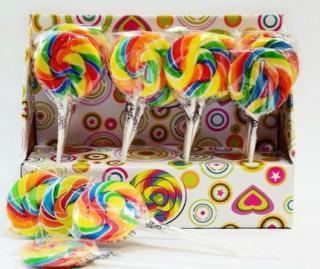 Lollipop rainbow 30g   (Duhová ovocná lízátka)