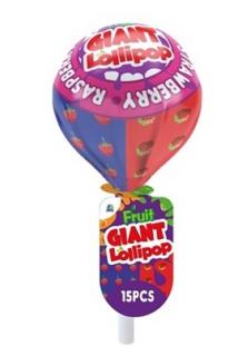 Mega lízátko Giant Lollipop 150g (drops s ovocnými příchutěmi)