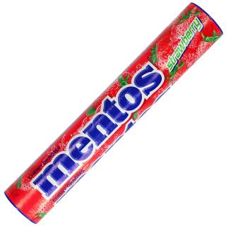 Mentos Strawberry 8x37g (dražé s příchutí jahody)